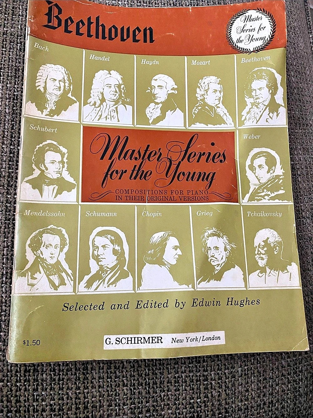 vintage copy of Beethoven: Master Series for the Young